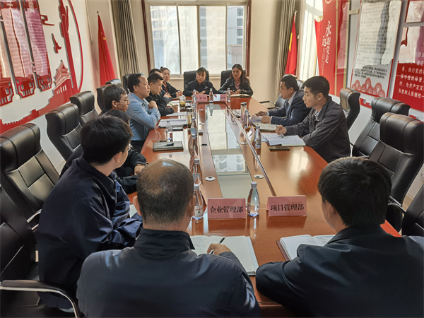 陜西環(huán)保集團巡聽督導保隆公司黨支部理論學習組學習.jpg
